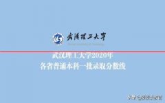 最新！武汉理工大学2020年