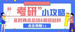 2020年考研报名攻略